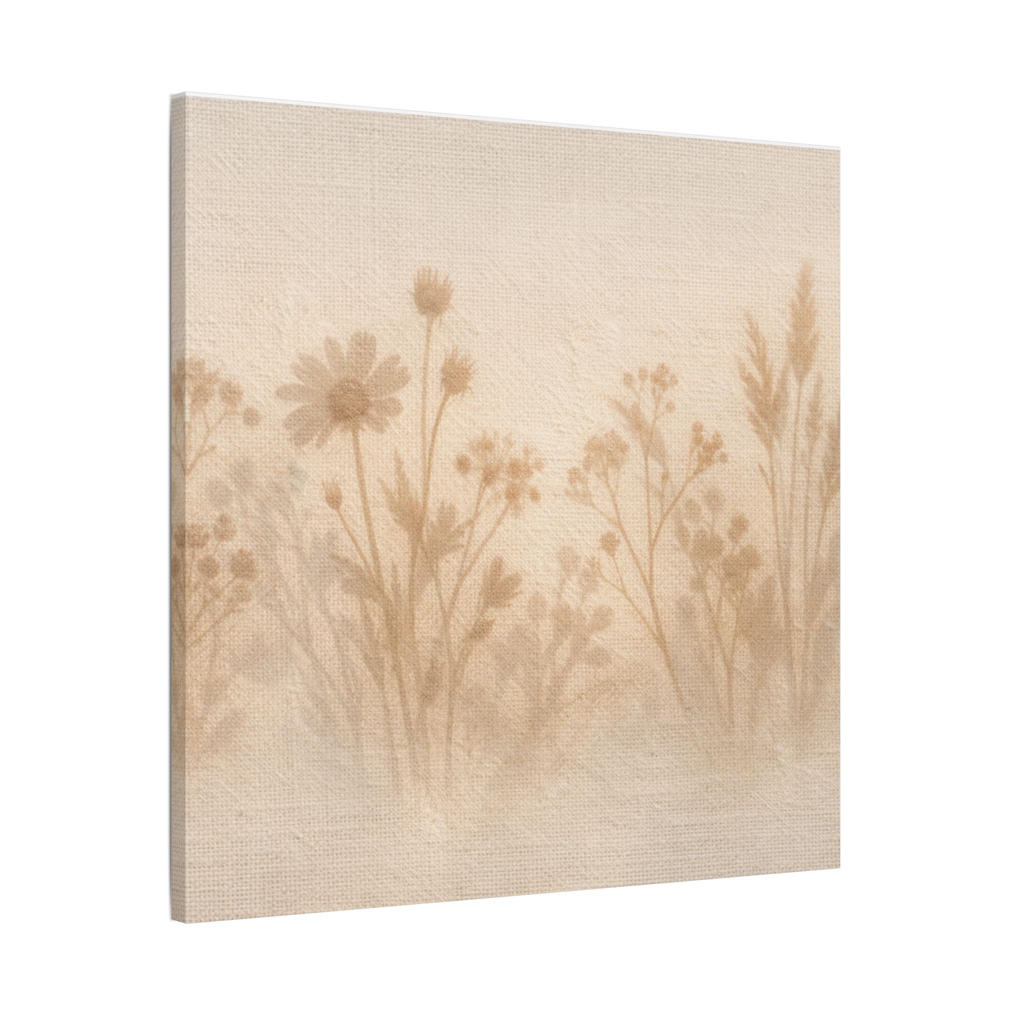 Pressed Wildflower Stretched Canvas