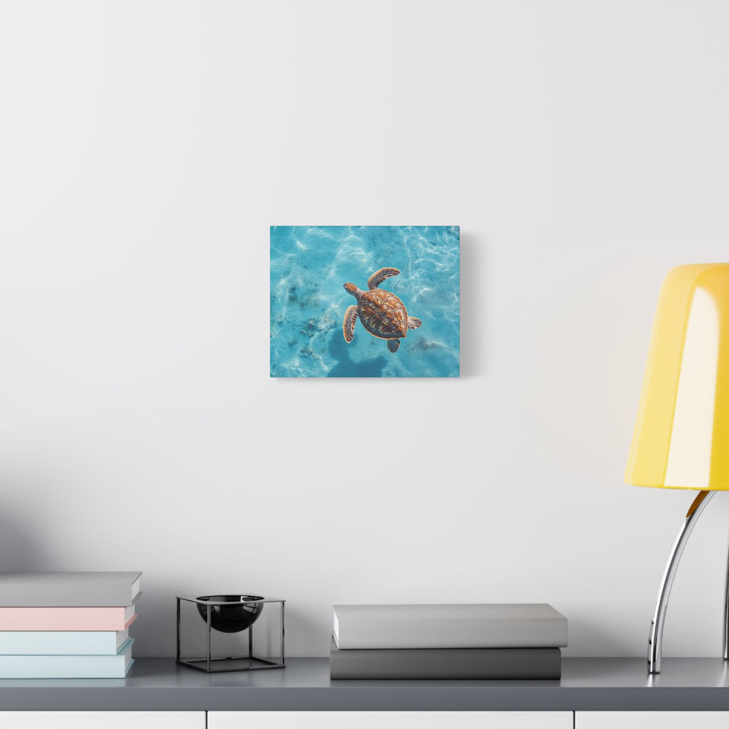 Sea Turtle Ocean Canvas Wall Art Stretched Canvas Wooden Framed for living Room Bedroom and Office