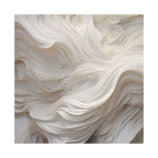 White Abstract Layered Canvas Wall Art Stretched Canvas Wooden Framed for living Room Bedroom and Office