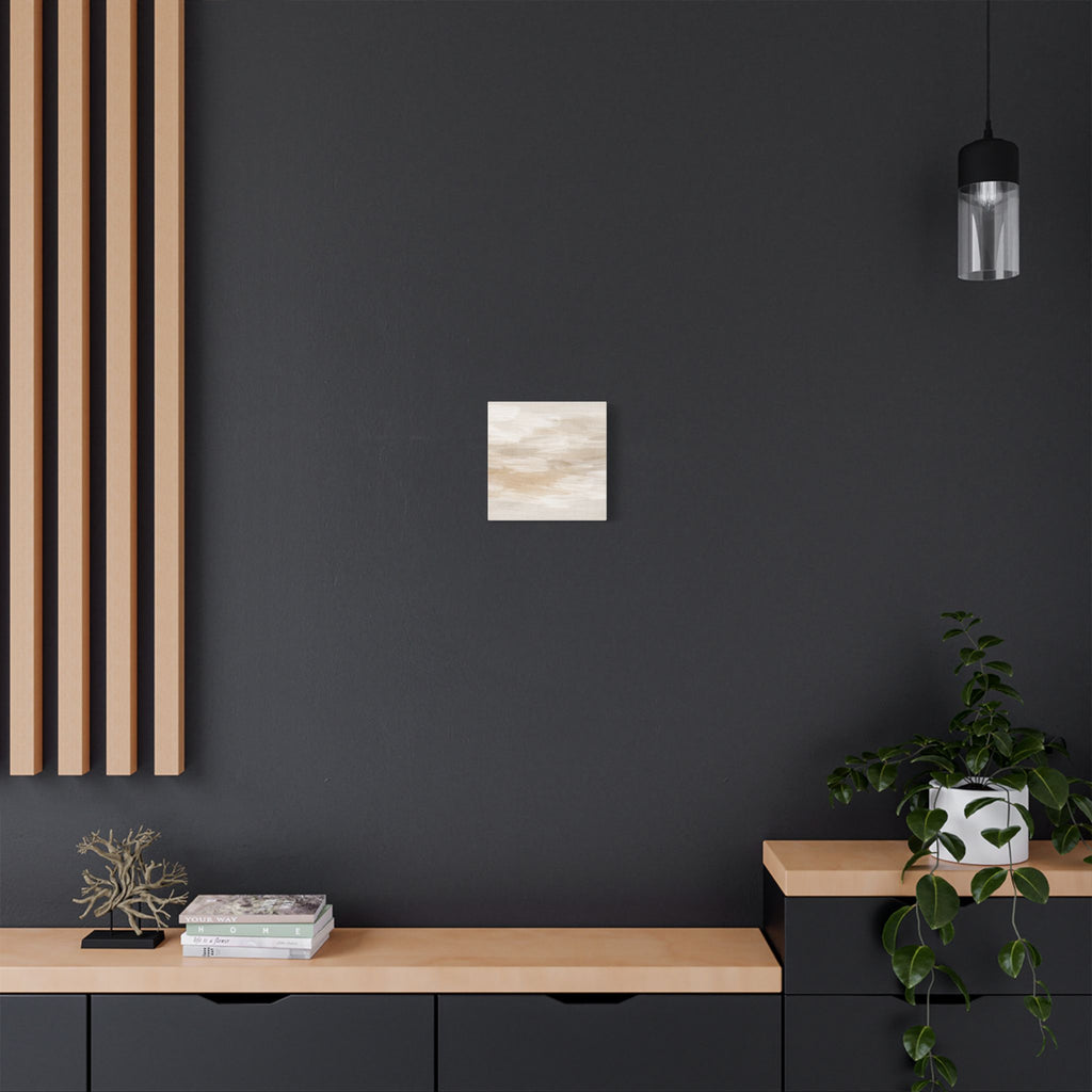 Raw Linen Brushstroke Stretched Canvas