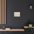 Plaster Relief Stretched Canvas
