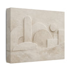 Plaster Relief Stretched Canvas