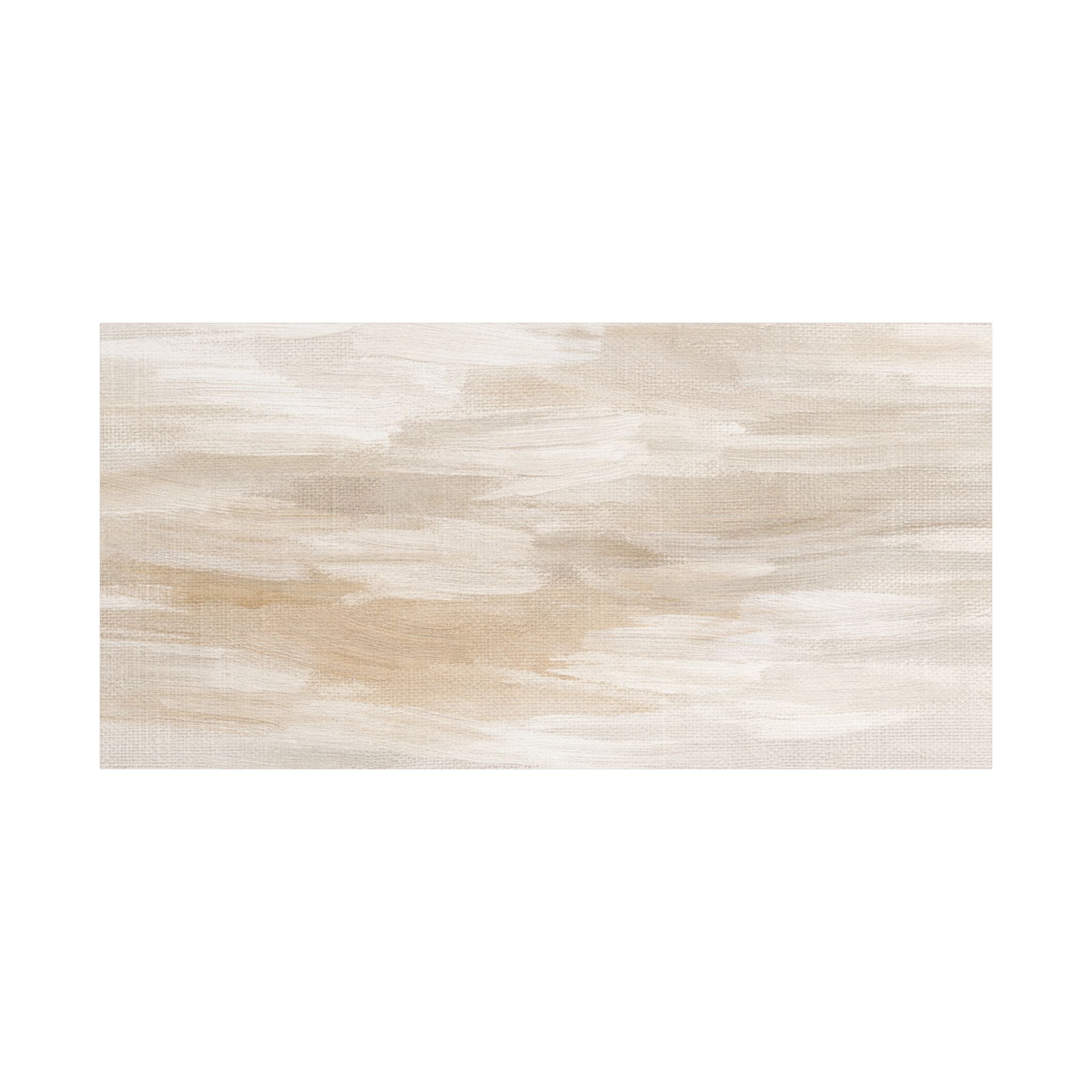 Raw Linen Brushstroke Stretched Canvas