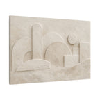 Plaster Relief Stretched Canvas