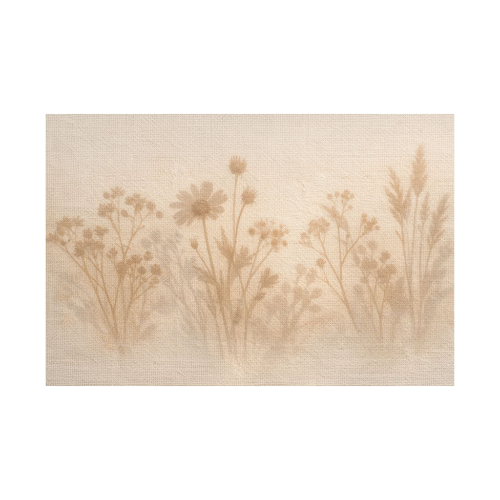 Pressed Wildflower Stretched Canvas