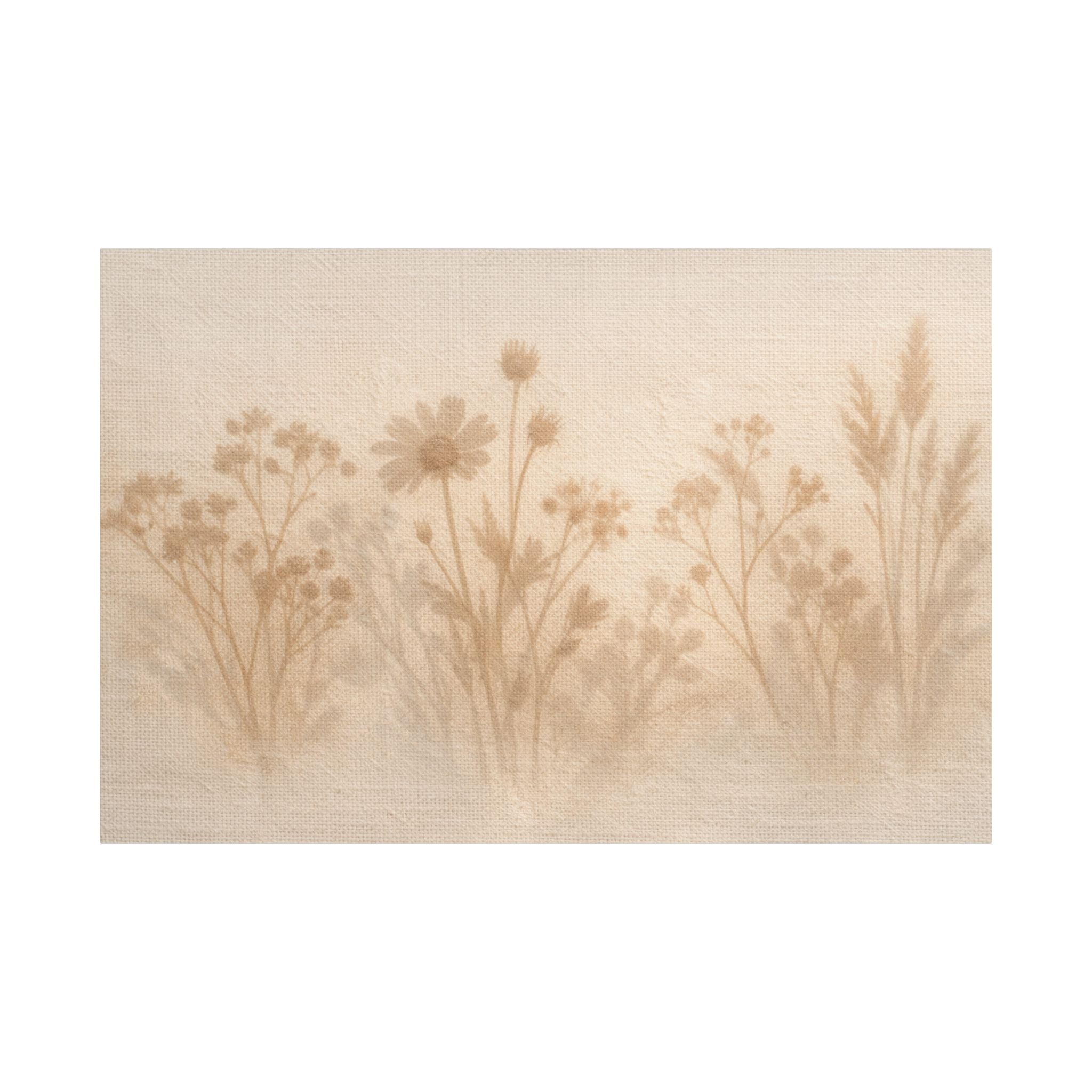 Pressed Wildflower Stretched Canvas