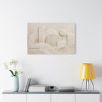 Plaster Relief Stretched Canvas