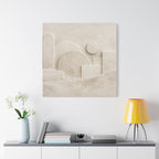 Plaster Relief Stretched Canvas