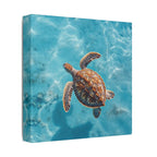 Sea Turtle Ocean Canvas Wall Art Stretched Canvas Wooden Framed for living Room Bedroom and Office