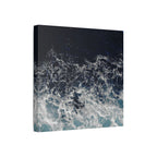 Ocean Waves Aerial View Satin Canvas