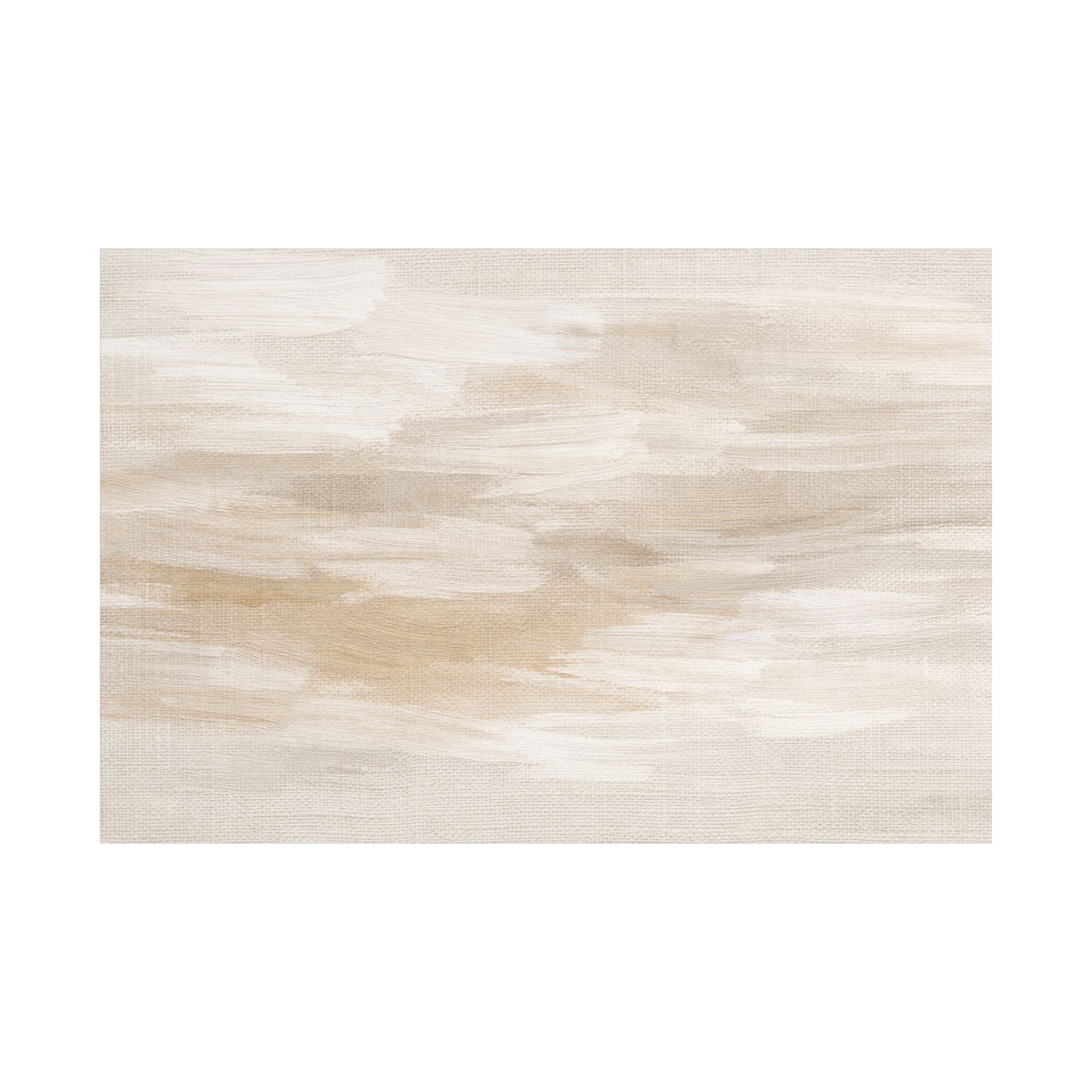 Raw Linen Brushstroke Stretched Canvas
