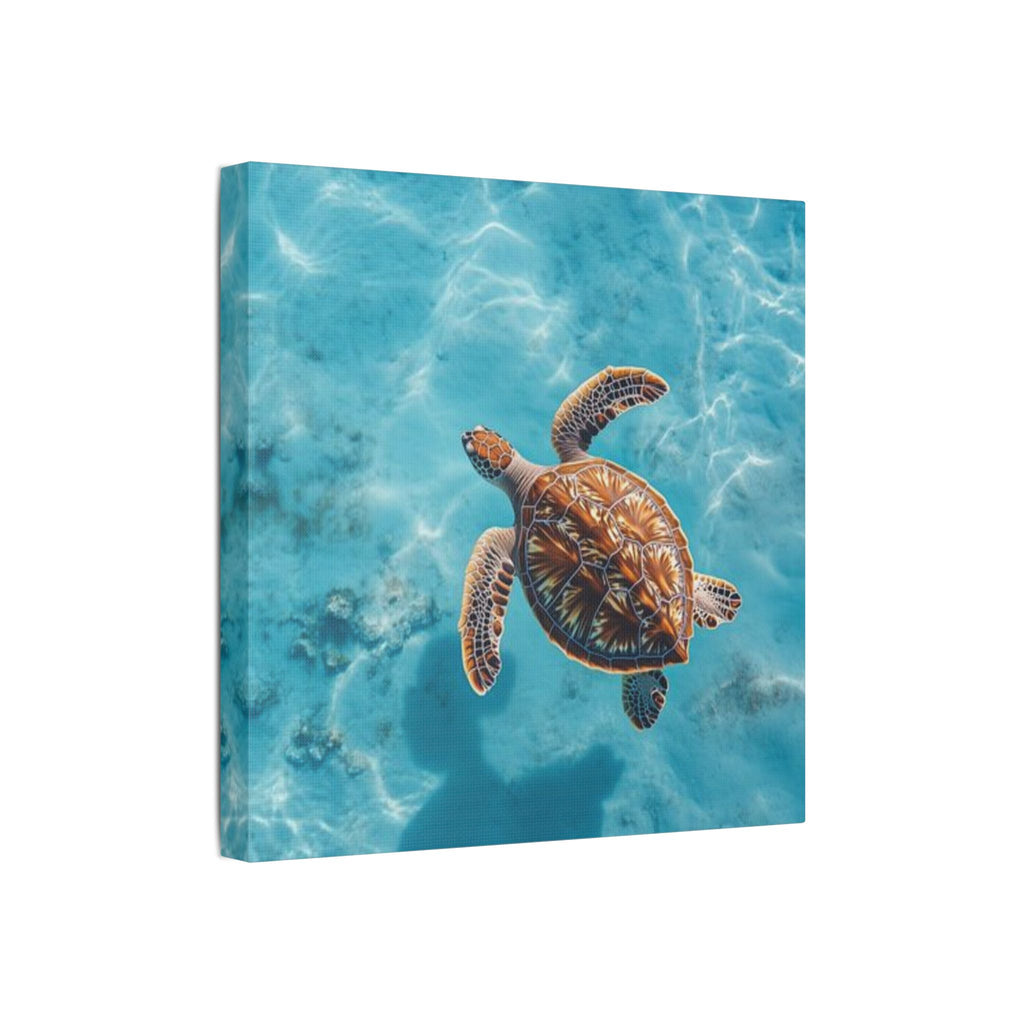 Sea Turtle Ocean Canvas Wall Art Stretched Canvas Wooden Framed for living Room Bedroom and Office