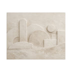 Plaster Relief Stretched Canvas