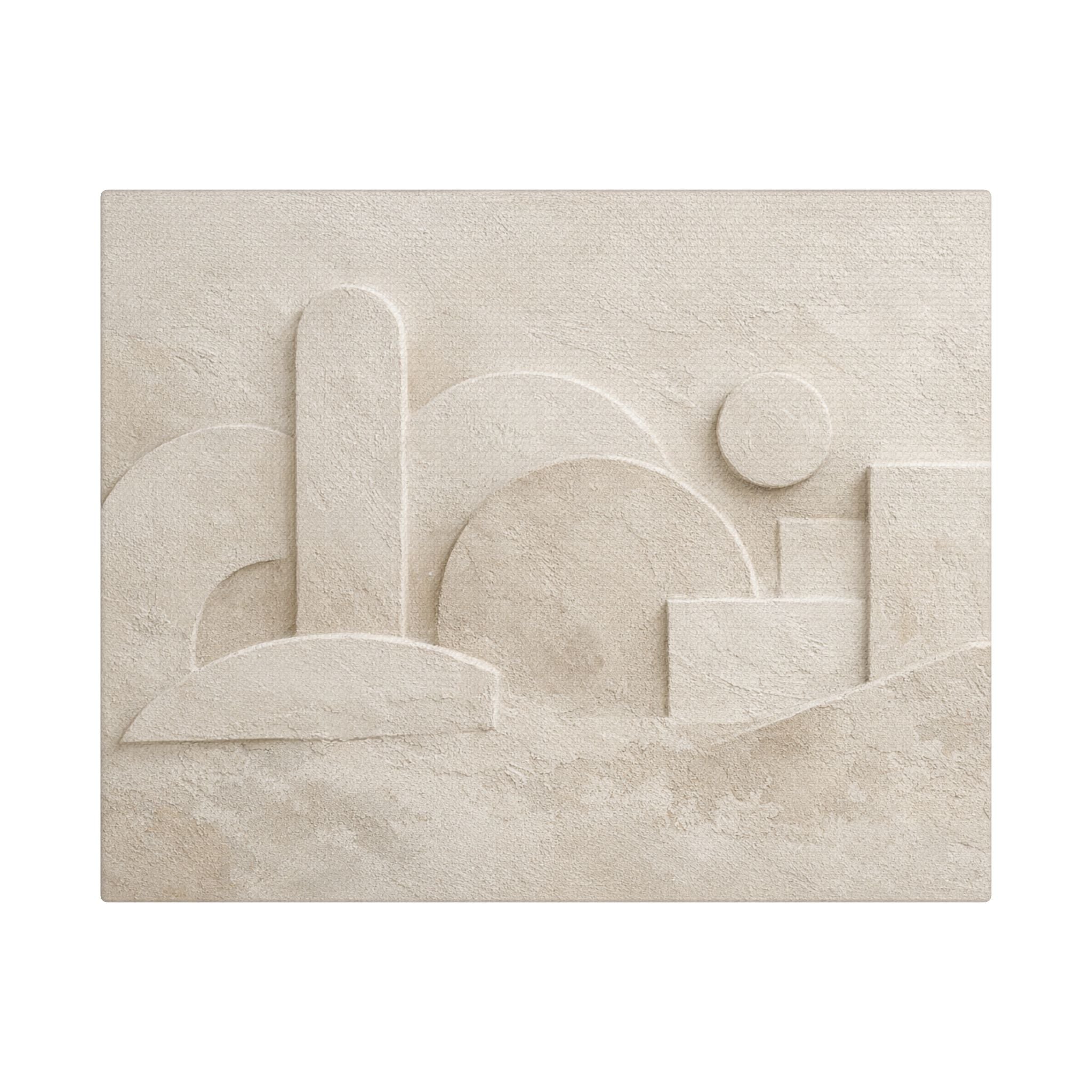 Plaster Relief Stretched Canvas