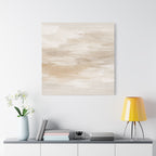 Raw Linen Brushstroke Stretched Canvas