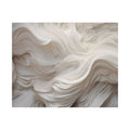 White Abstract Layered Canvas Wall Art Stretched Canvas Wooden Framed for living Room Bedroom and Office