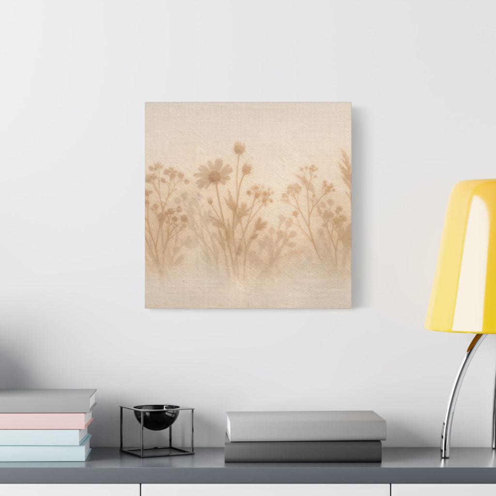 Pressed Wildflower Stretched Canvas