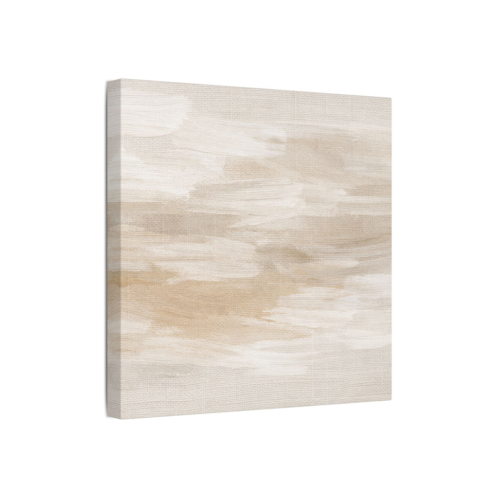 Raw Linen Brushstroke Stretched Canvas