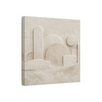 Plaster Relief Stretched Canvas
