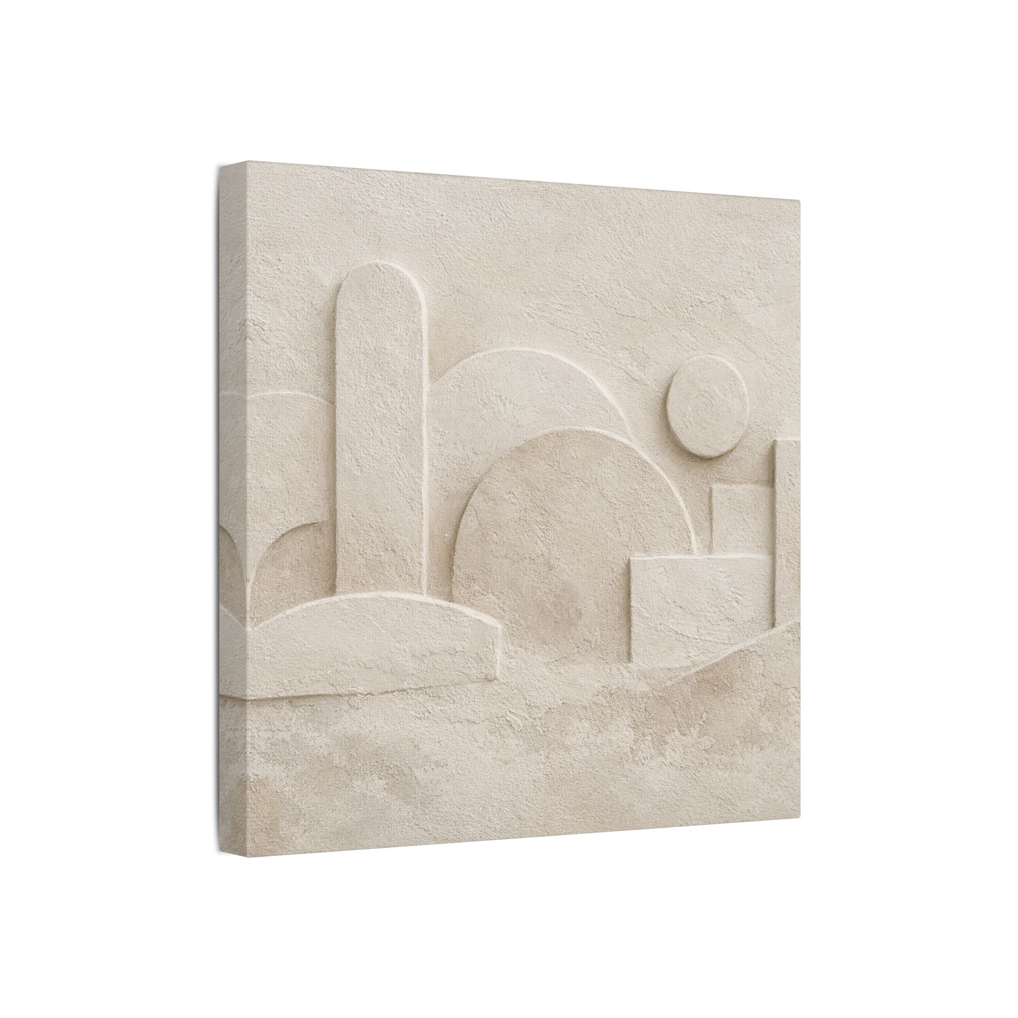 Plaster Relief Stretched Canvas
