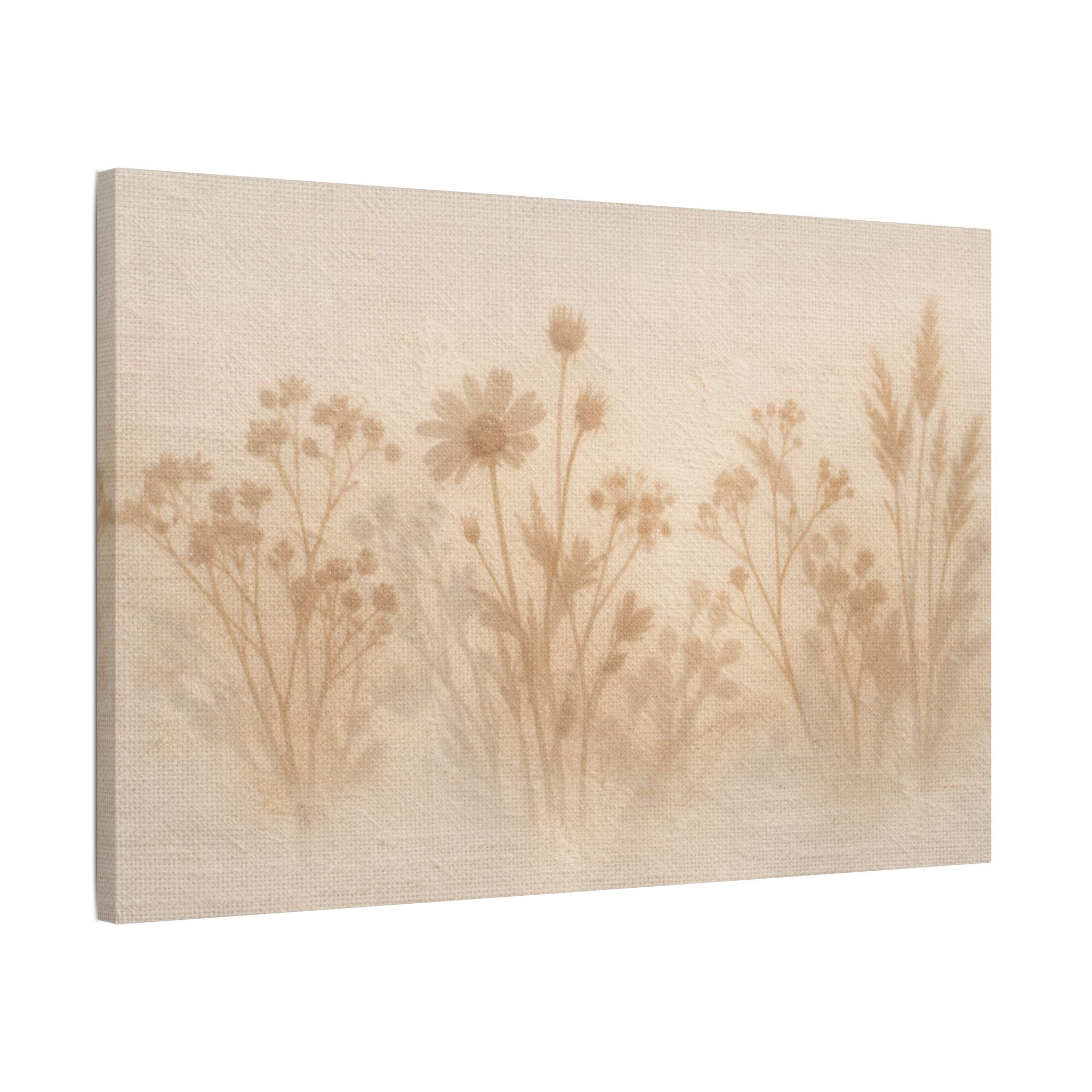Pressed Wildflower Stretched Canvas