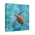 Sea Turtle Ocean Canvas Wall Art Stretched Canvas Wooden Framed for living Room Bedroom and Office