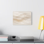 Raw Linen Brushstroke Stretched Canvas