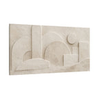 Plaster Relief Stretched Canvas