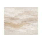 Raw Linen Brushstroke Stretched Canvas