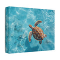 Sea Turtle Ocean Canvas Wall Art Stretched Canvas Wooden Framed for living Room Bedroom and Office