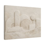 Plaster Relief Stretched Canvas