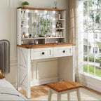 EnHomee Minimalist Small Vanity Desk