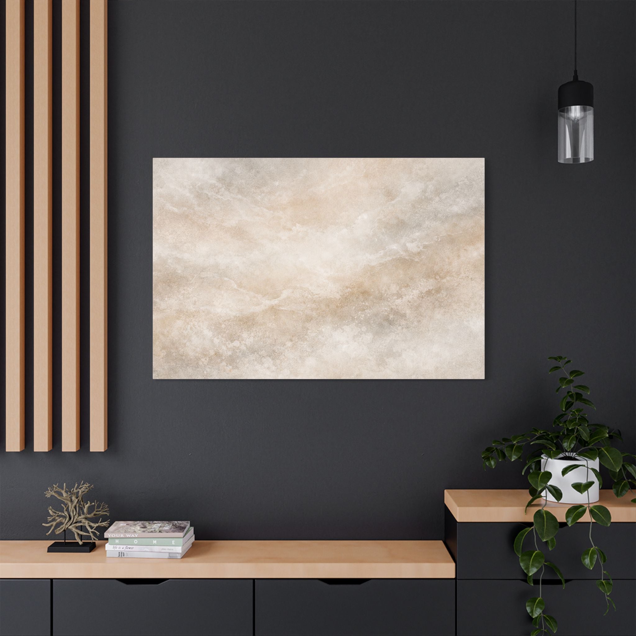 Mineral Dust Veil Stretched Canvas