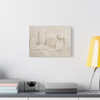 Plaster Relief Stretched Canvas