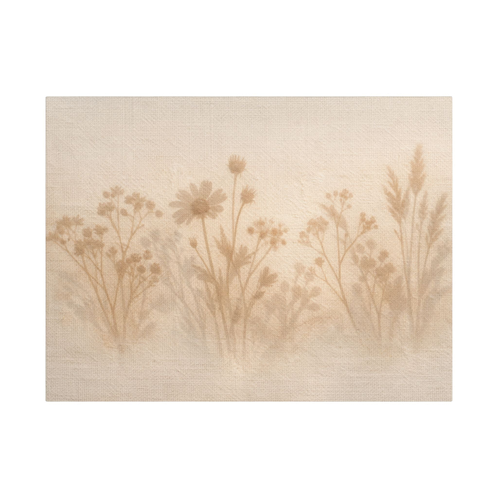 Pressed Wildflower Stretched Canvas