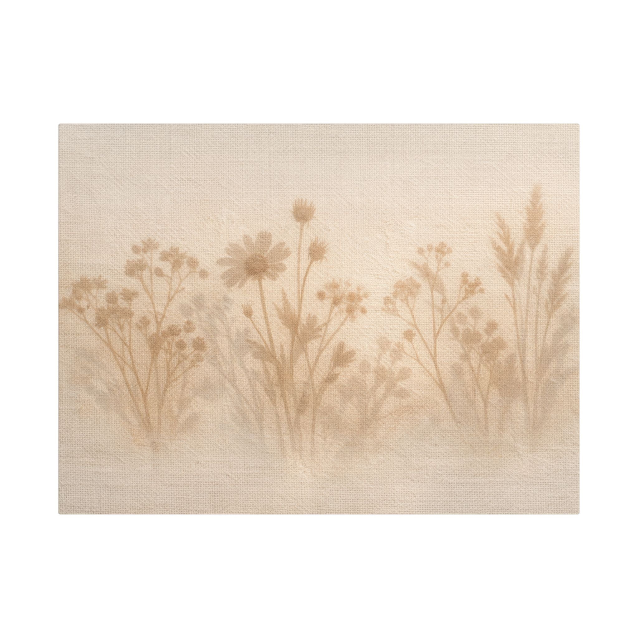 Pressed Wildflower Stretched Canvas