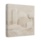 Plaster Relief Stretched Canvas