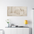 Plaster Relief Stretched Canvas