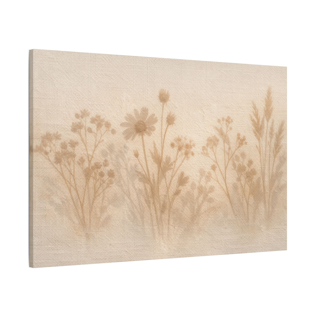 Pressed Wildflower Stretched Canvas