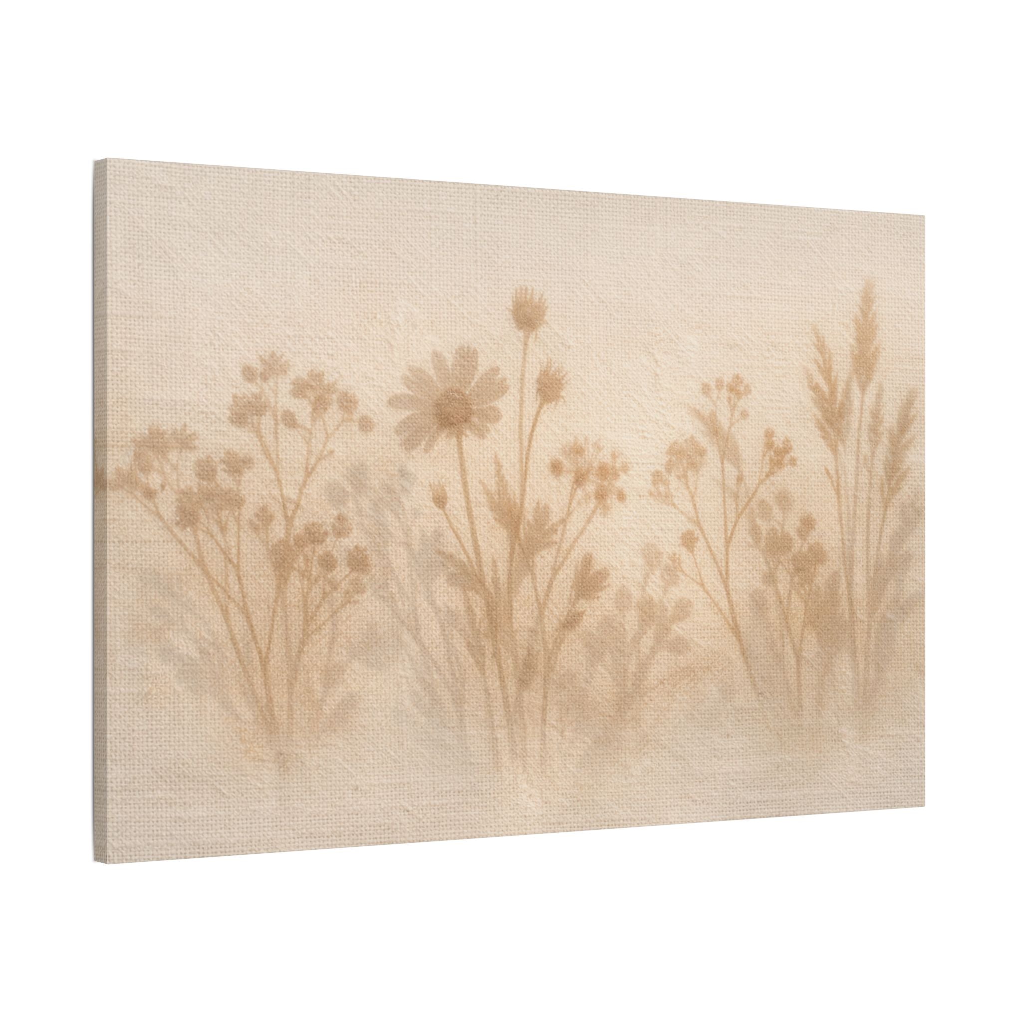 Pressed Wildflower Stretched Canvas