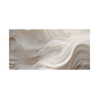 White Abstract Layered Canvas Wall Art Stretched Canvas Wooden Framed for living Room Bedroom and Office