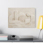 Plaster Relief Stretched Canvas