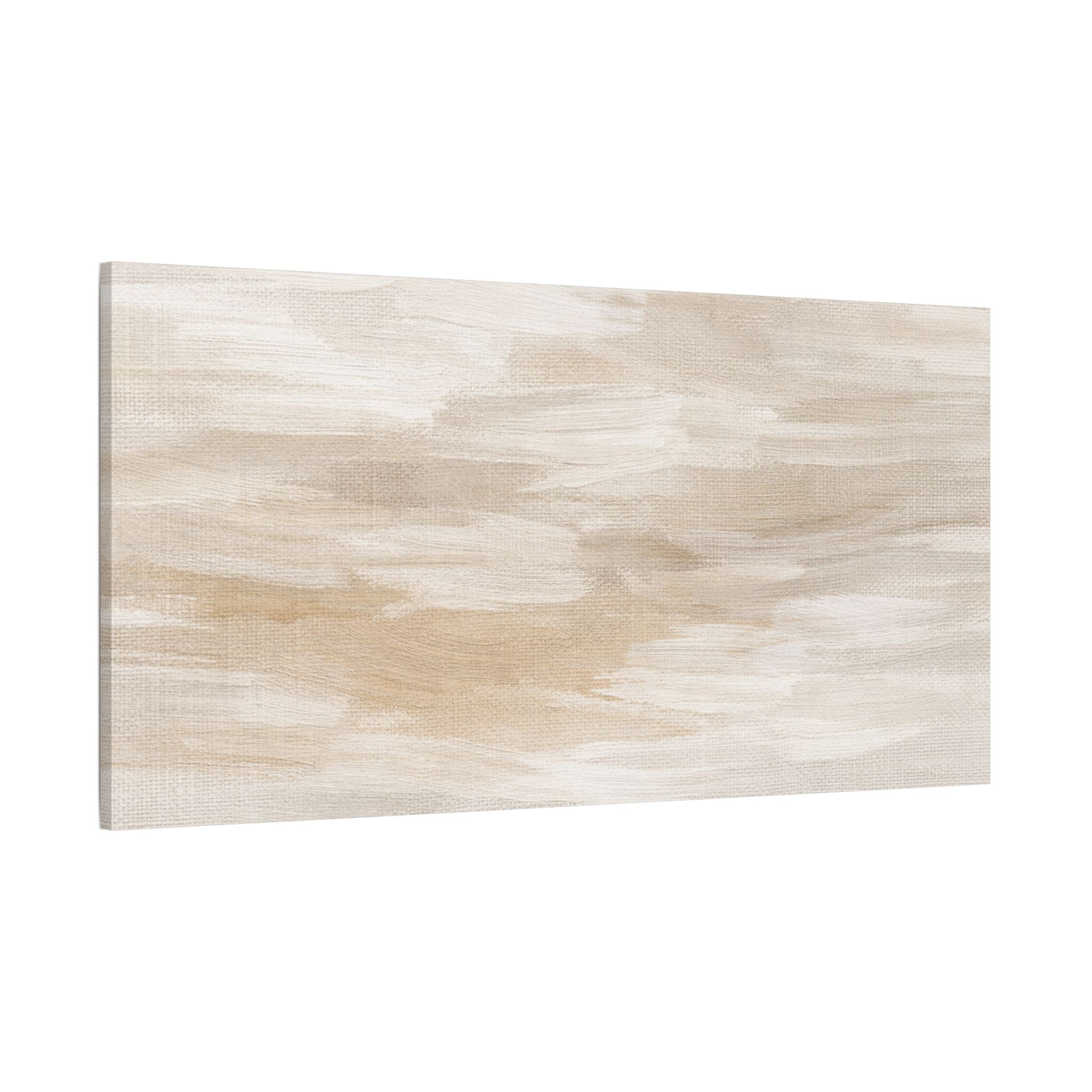 Raw Linen Brushstroke Stretched Canvas