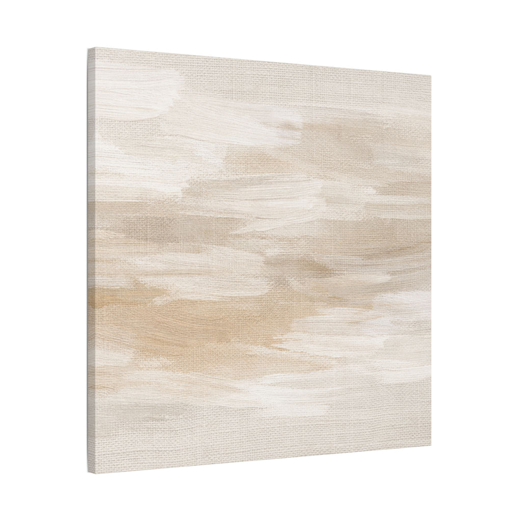 Raw Linen Brushstroke Stretched Canvas