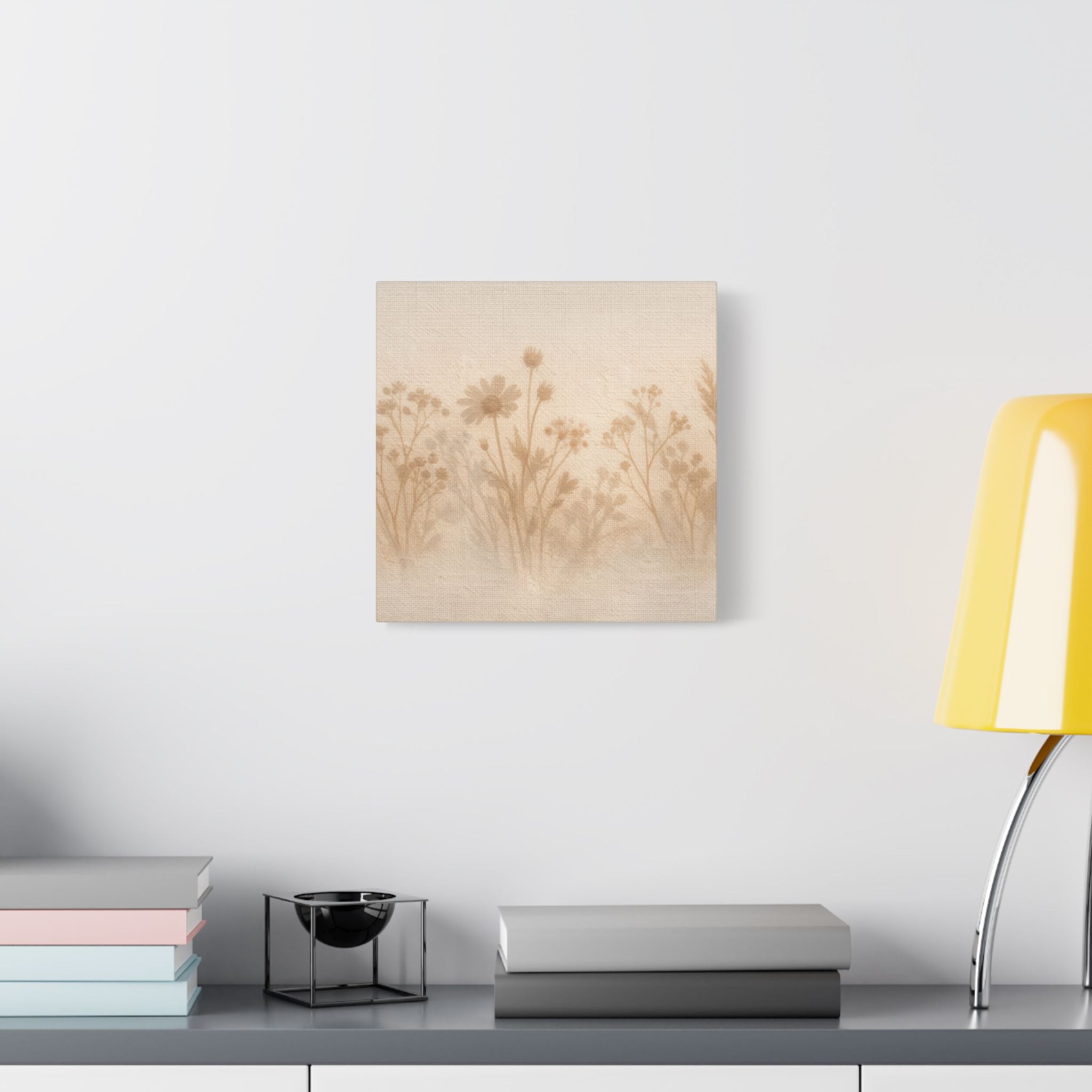 Pressed Wildflower Stretched Canvas