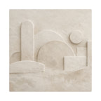 Plaster Relief Stretched Canvas