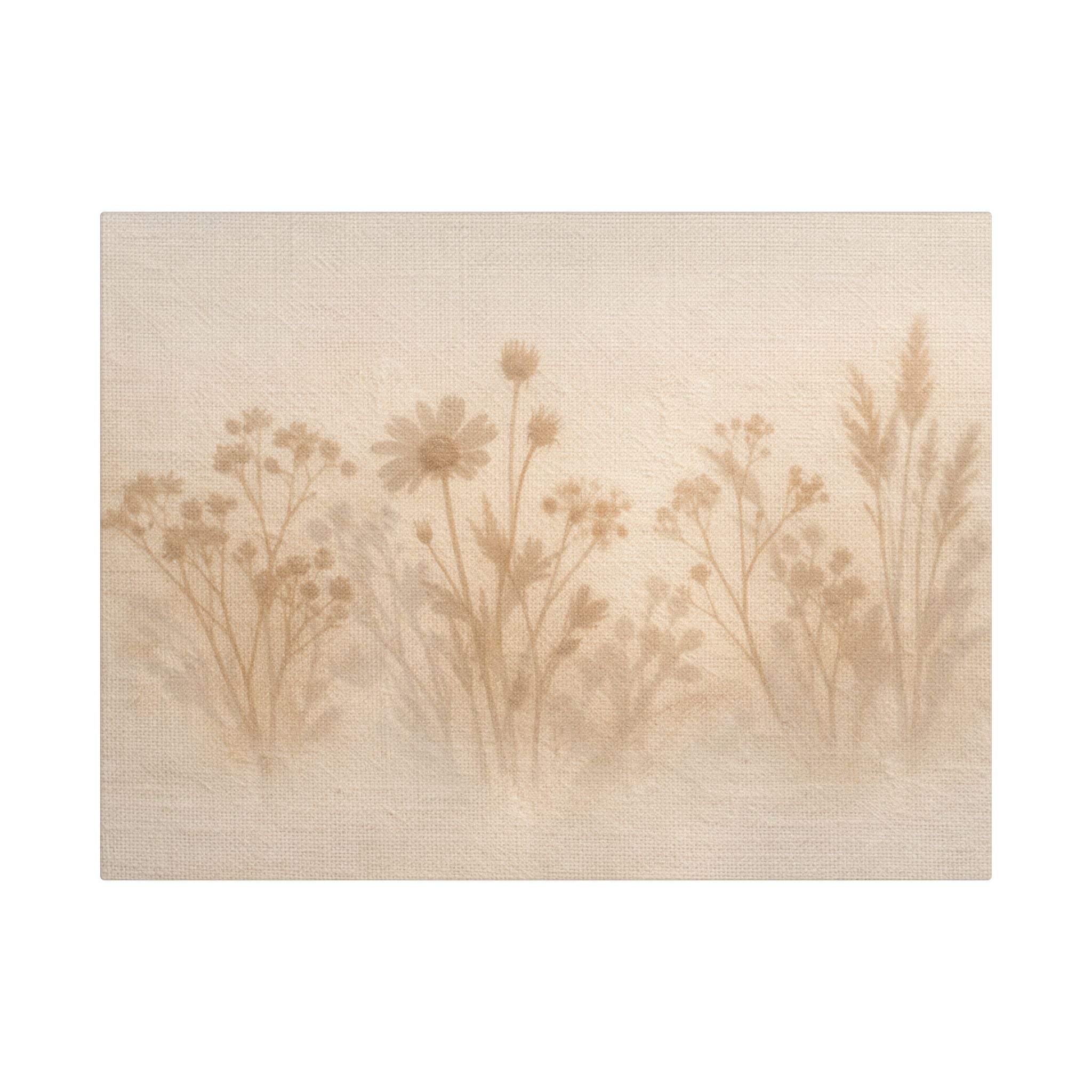 Pressed Wildflower Stretched Canvas