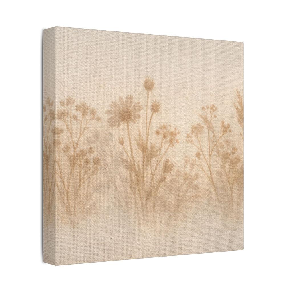 Pressed Wildflower Stretched Canvas
