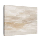 Raw Linen Brushstroke Stretched Canvas