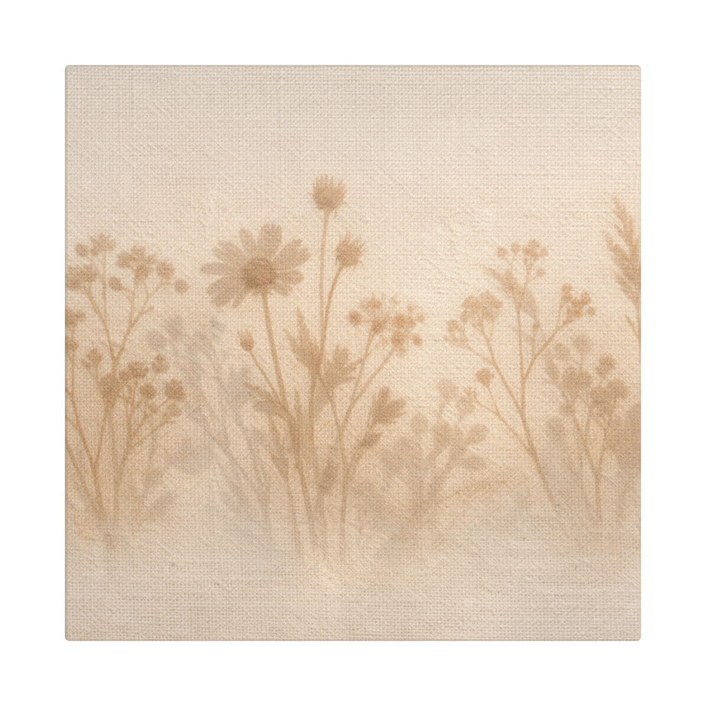 Pressed Wildflower Stretched Canvas